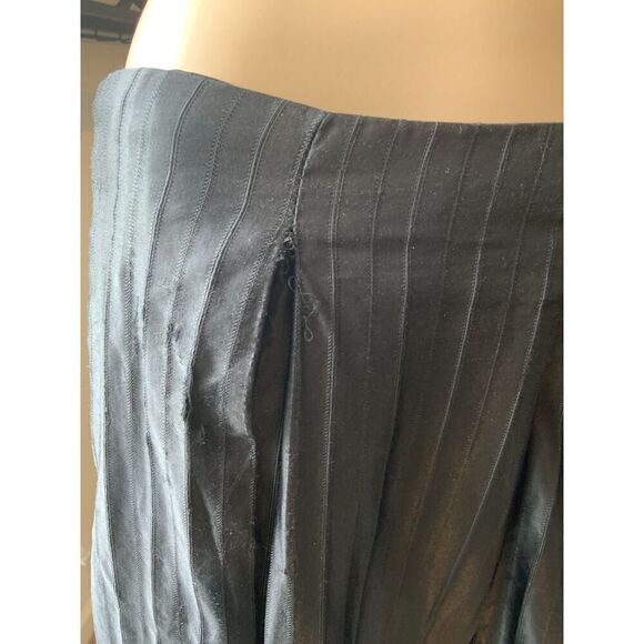 Mossimo Black Knee-Length Pleated Elastic Waistband Fairy Grunge Skirt Size 2 - Picture 4 of 13